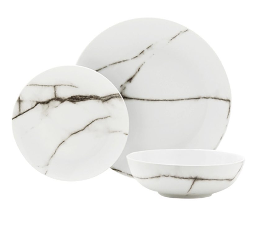 Vajilla Salt & Pepper Mármol - Vascella