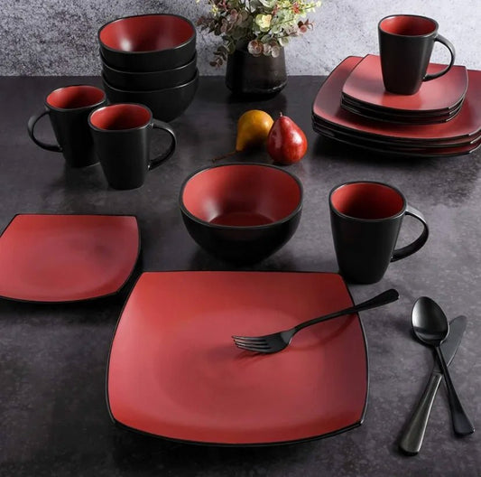 Vajilla Gibson Red Mate - Vascella